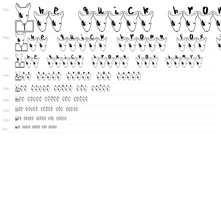 blair Font Waterfall