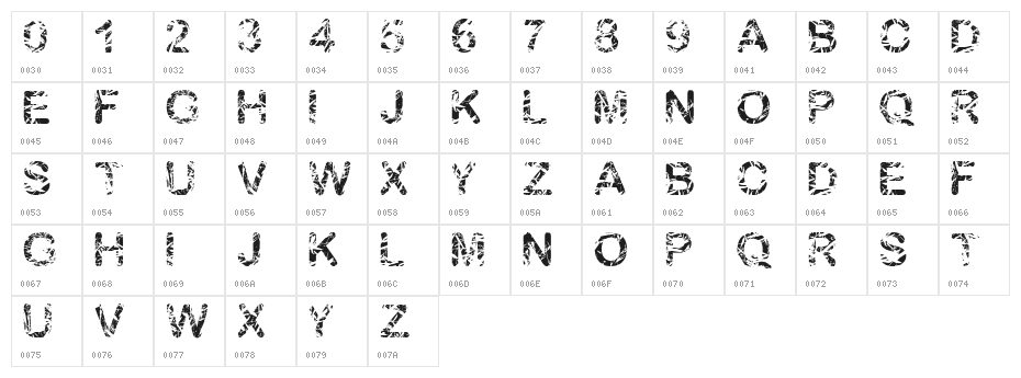blambu Character Map