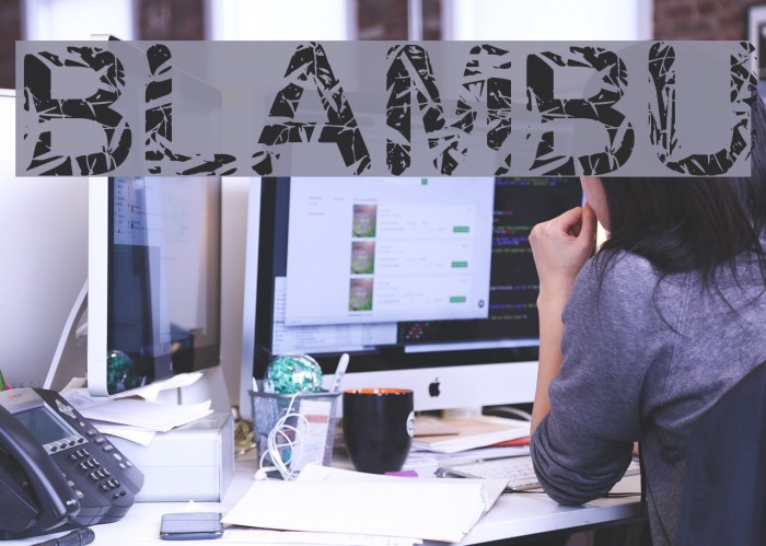 blambu Font examples
