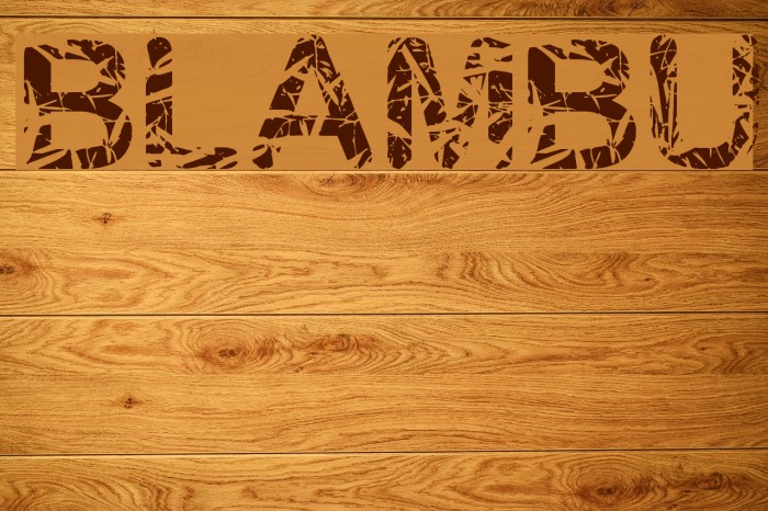 blambu Font examples