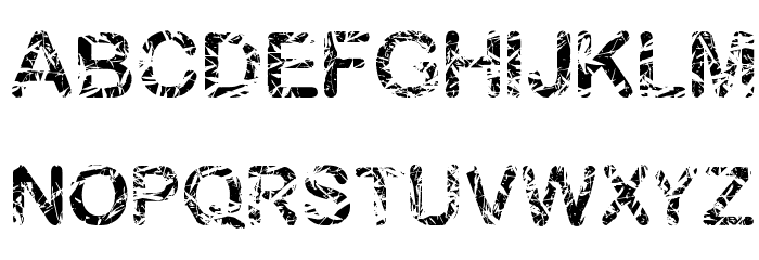 blambu Font LOWERCASE