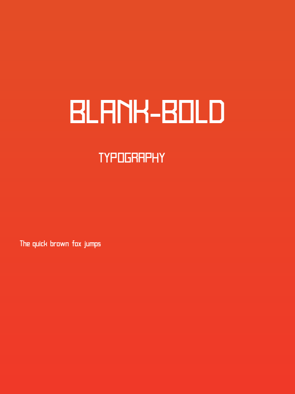 blank-Bold Poster