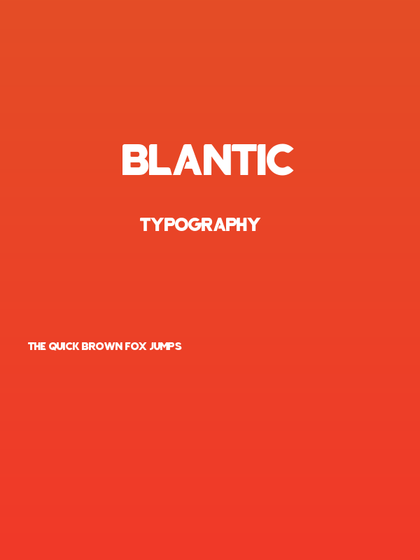 blantic Poster