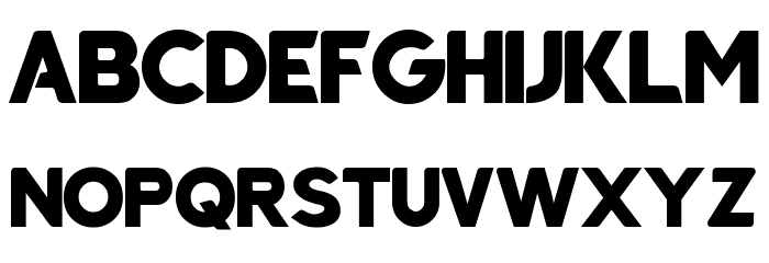 blantic Font LOWERCASE