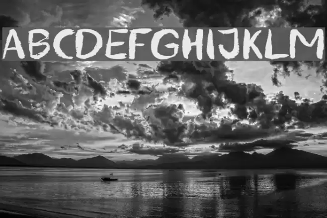 blemished Font examples