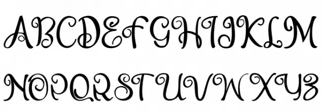 blessing Schriftart Groß