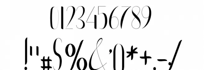 blester Font OTHER CHARS