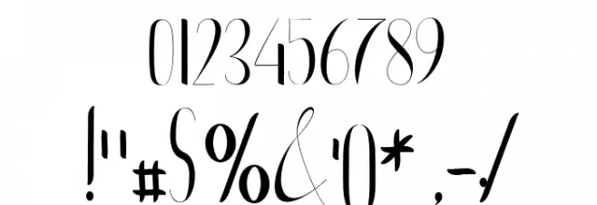 blester Font OTHER CHARS