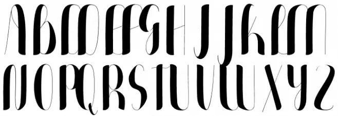 blester Font UPPERCASE