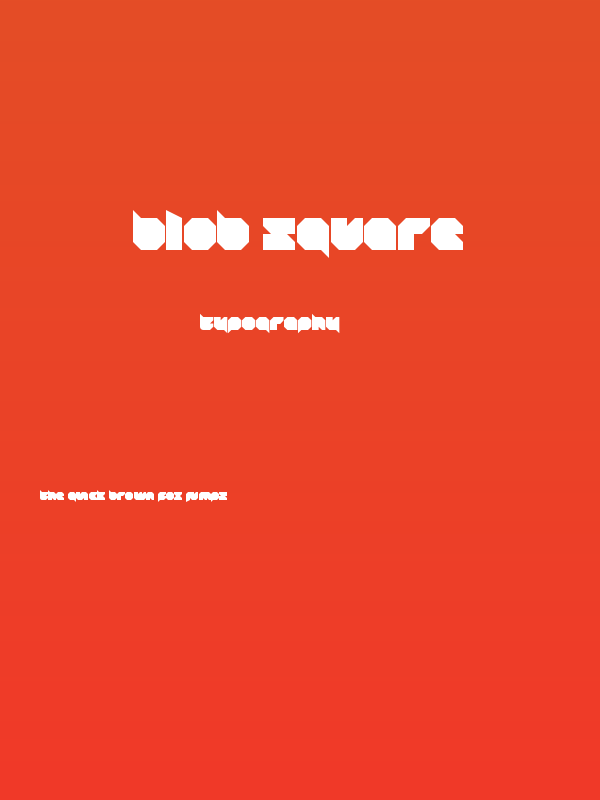 blob square Poster