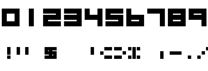 block_merged Font OTHER CHARS