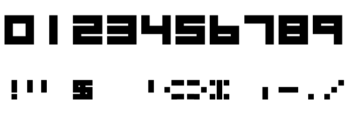 block_merged Font OTHER CHARS