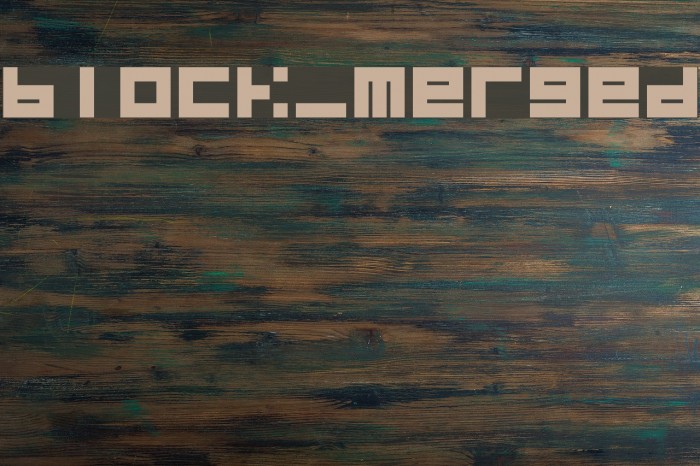 block_merged Font examples