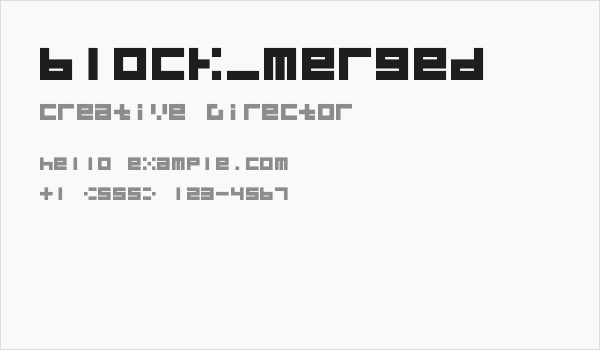 block_merged Business Card