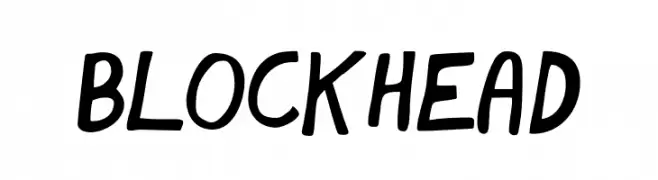blockhead  नि: शुल्क फ़ॉन्ट्स डाउनलोड