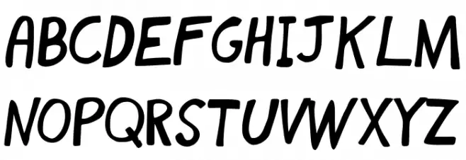 blockhead Caratteri MINUSCOLO