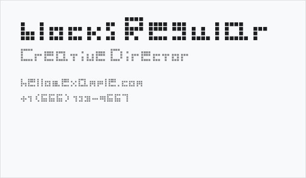 blocks Regular Business Card