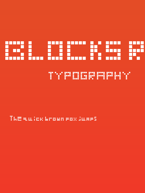 blocks Regular Poster