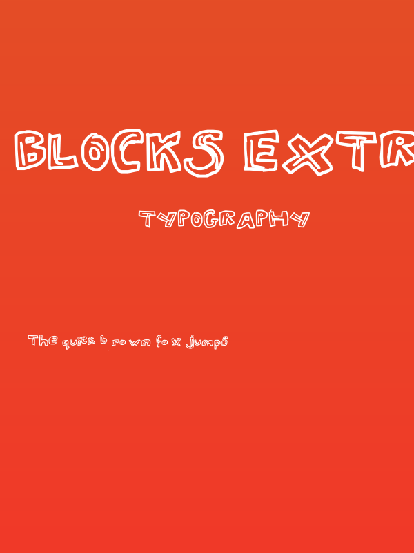blocks extra Poster