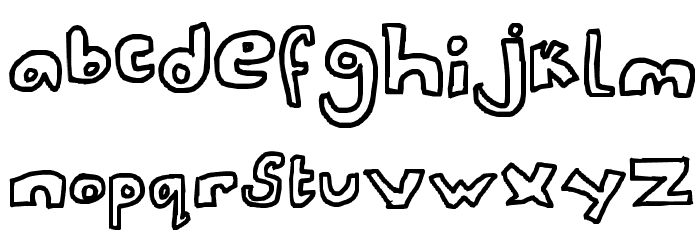 blocks Font LOWERCASE
