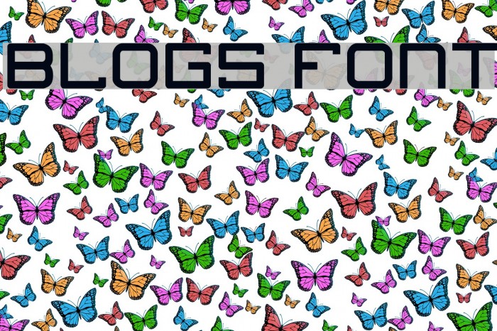blogs Font examples