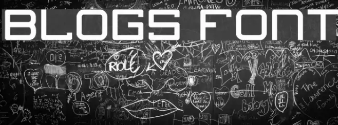 blogs Font examples