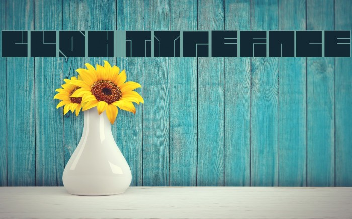 blok typeface Font examples