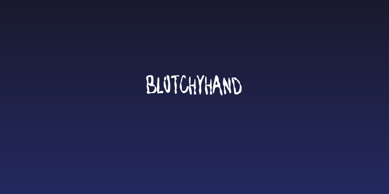 blotchyhand Social Header