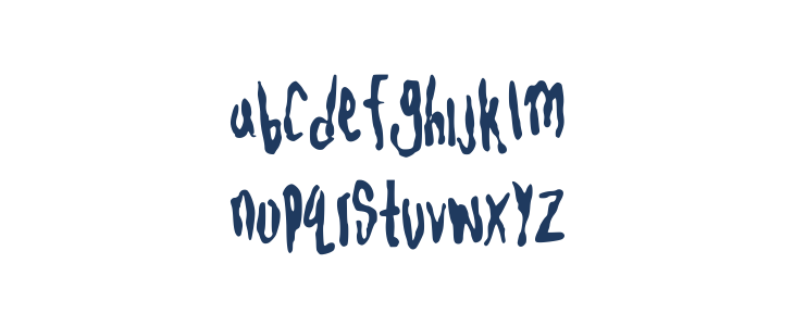 blotchyhand Lowercase