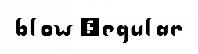 blow Regular  Free Fonts Download
