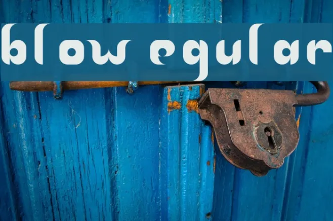 blow Regular Example 1
