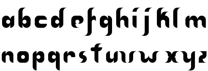 blow Regular Font LOWERCASE