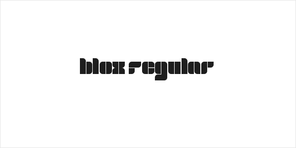 blox Regular Logo