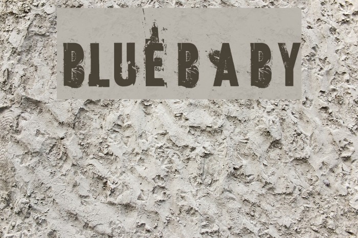 blueBaby Font examples
