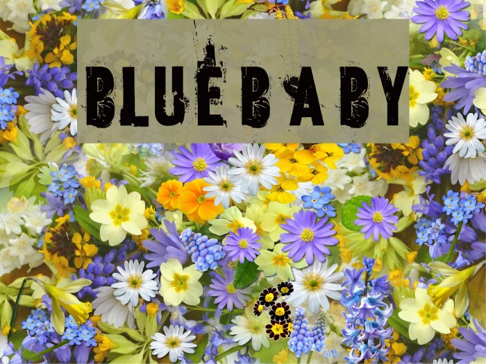 blueBaby Font examples