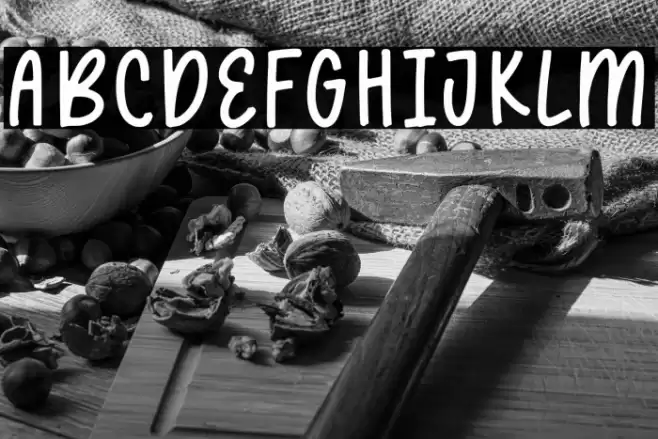 blueberry spring Font examples