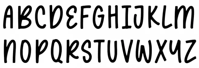 blueberry spring Caratteri MINUSCOLO