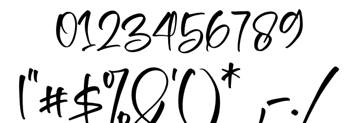 bluecar Font OTHER CHARS