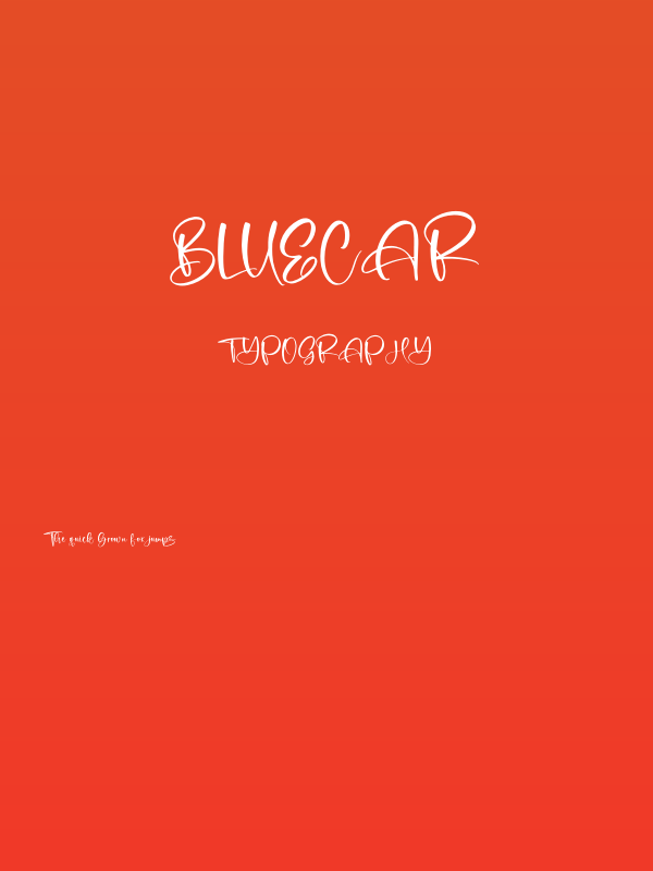 bluecar Poster