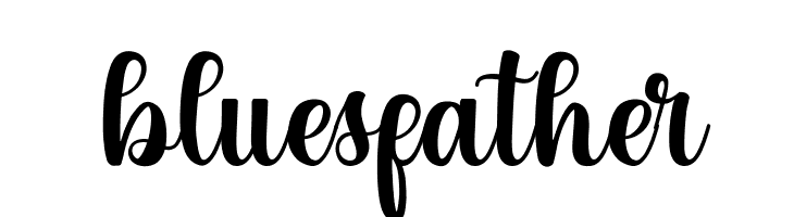 bluesfather  Free Fonts Download