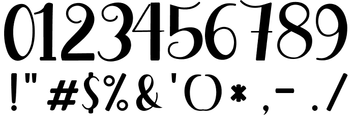 bluesfather Font OTHER CHARS