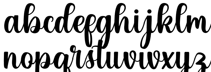 bluesfather Font LOWERCASE