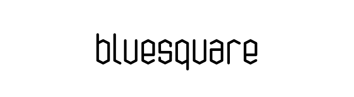 bluesquare  フリーフォントのダウンロード