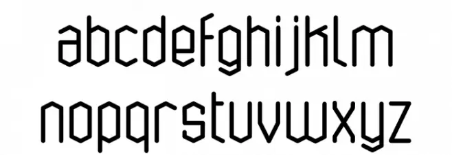 bluesquare フォント 小文字