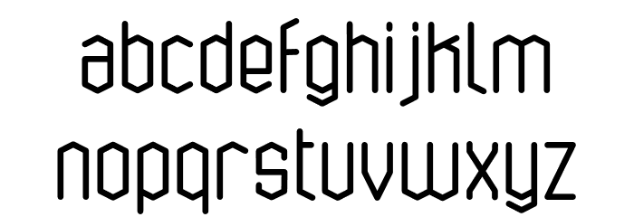 bluesquare Font LOWERCASE