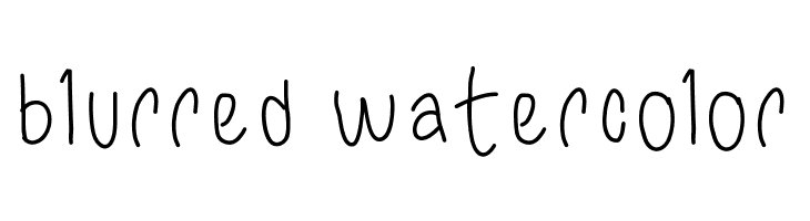 blurred watercolor  Fuentes Gratis Descargar