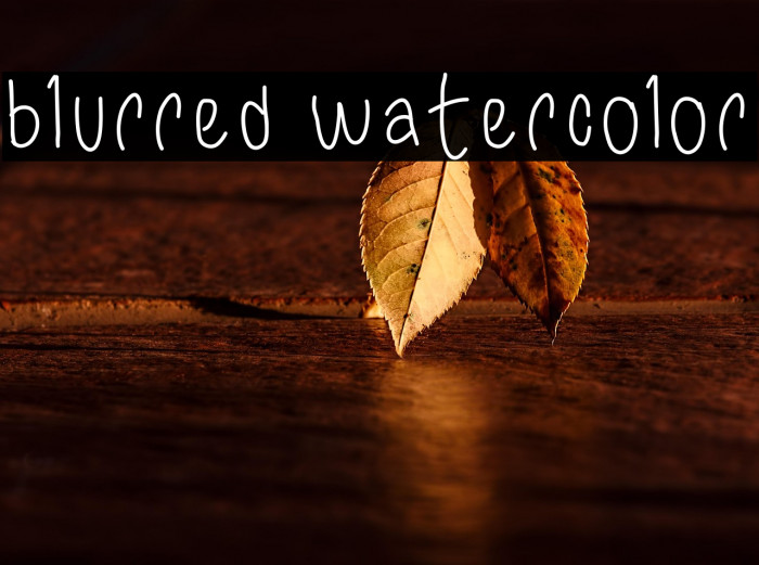 blurred watercolor Example 3