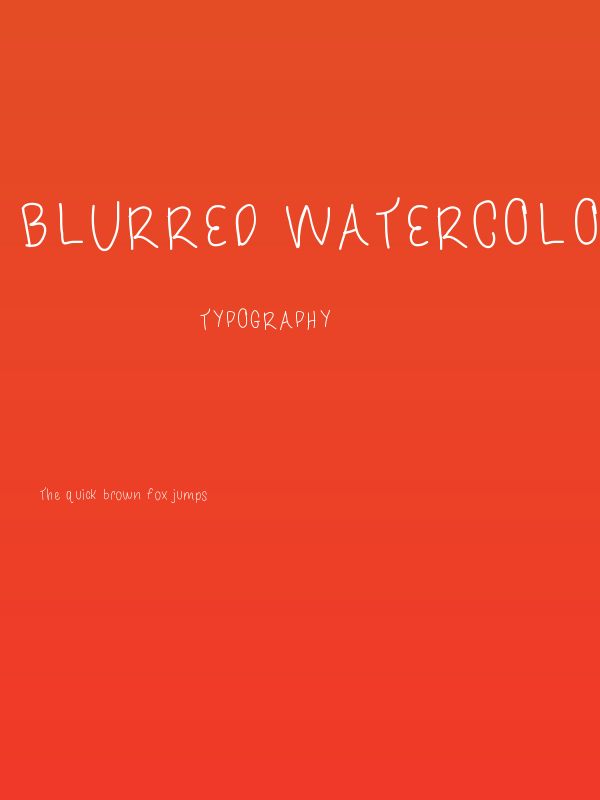 blurred watercolor Poster