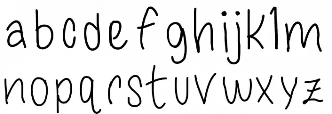 blurred watercolor Font Litere mici