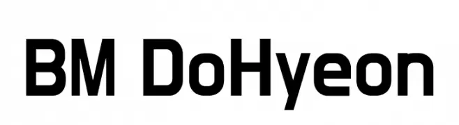 BM DoHyeon  baixar fontes gratis